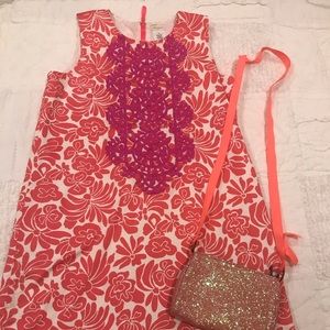 Crew cuts Girls Size 10 dress, purse & headband